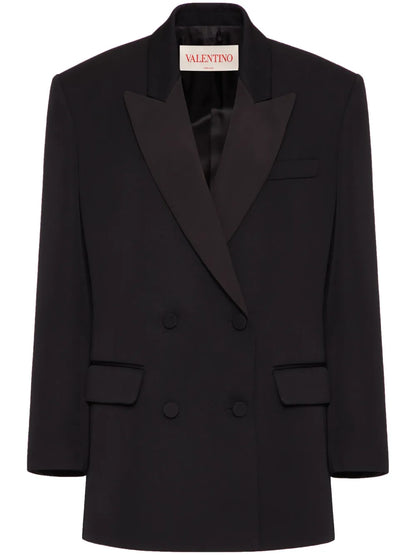 Grisaille Double-Breasted Blazer