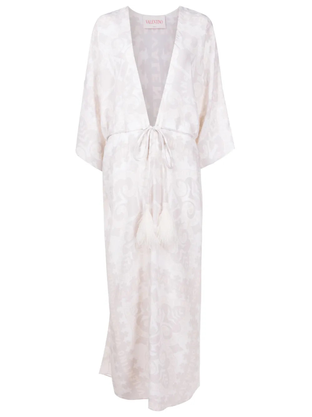 Geometric-Print Beach Cover-Up