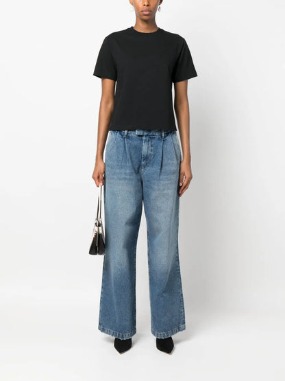 Round-Neck Cotton T-Shirt