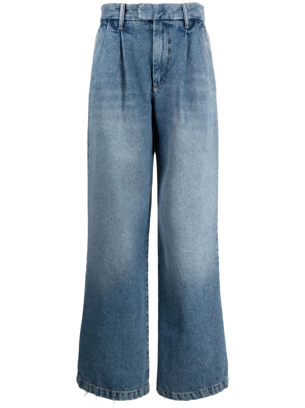 Mid-Rise Wide-Leg Jeans