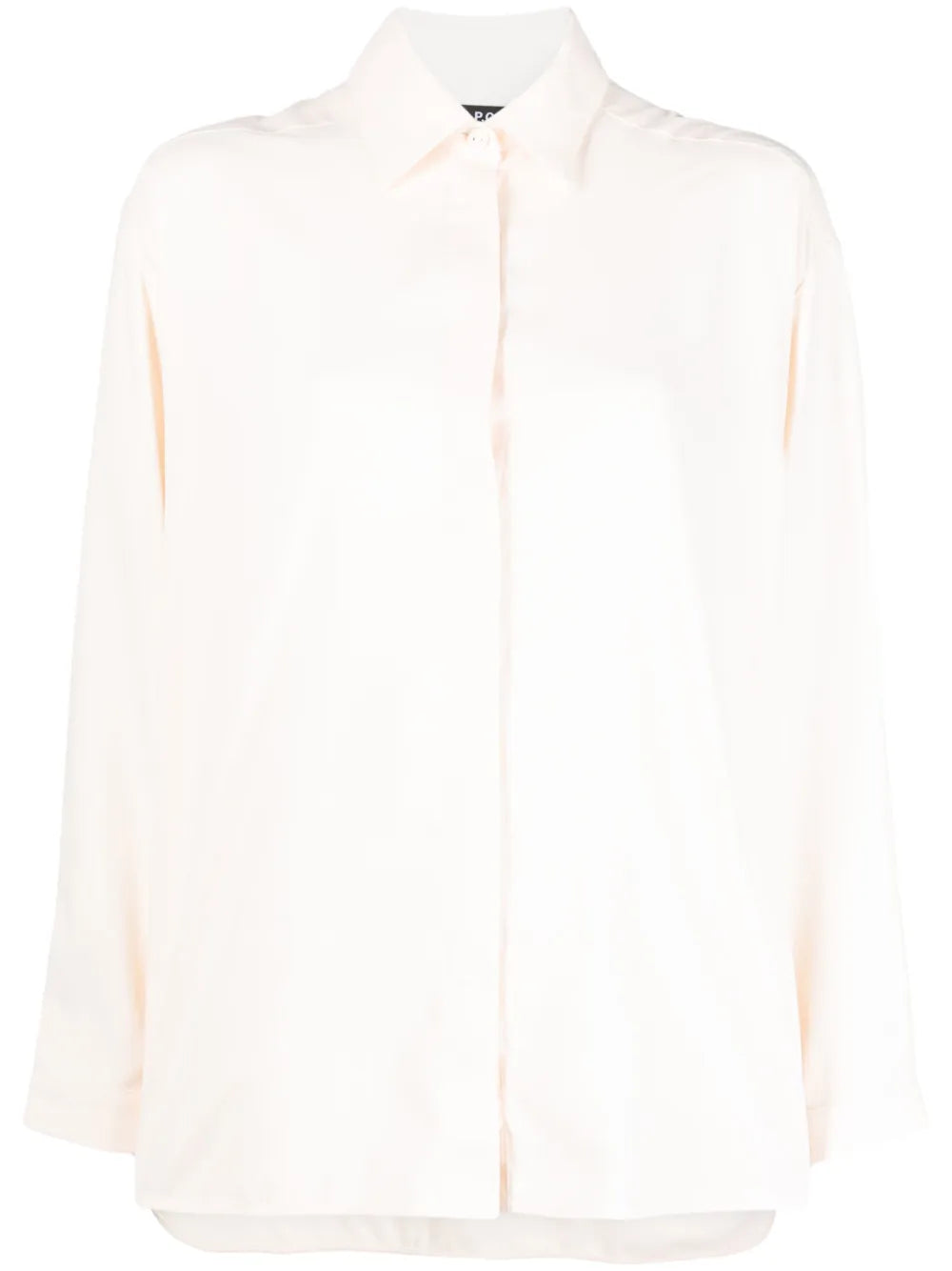 Button-Up Silk Shirt