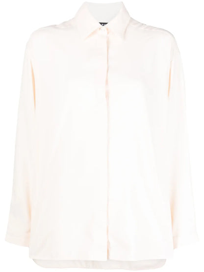 Button-Up Silk Shirt