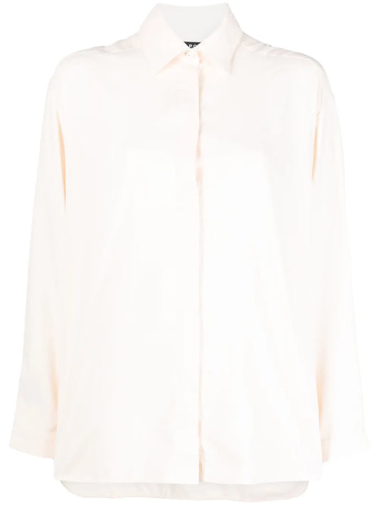 Button-Up Silk Shirt