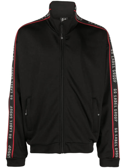 Logo-Tape High-Neck Bomber Jacket