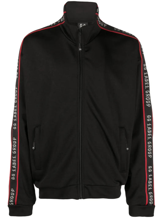 Logo-Tape High-Neck Bomber Jacket