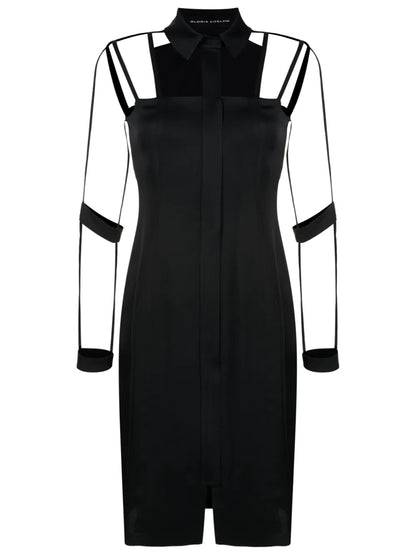 Optical Illusion Midi Shirtdress