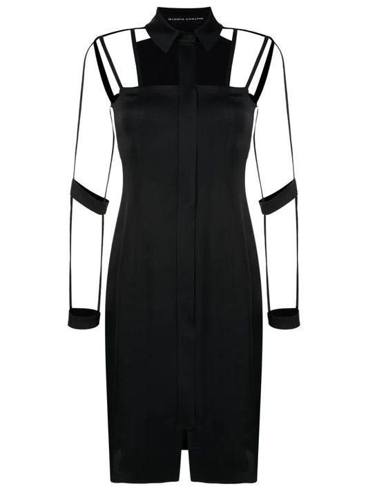 Optical Illusion Midi Shirtdress