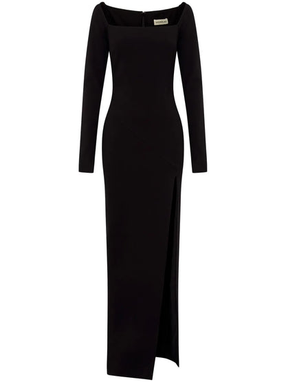 Kearna Long-Sleeve Long Dress