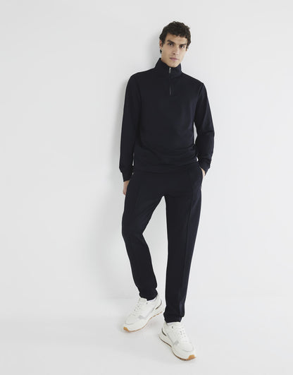Slim Fit Stretch Textured Smart Joggers