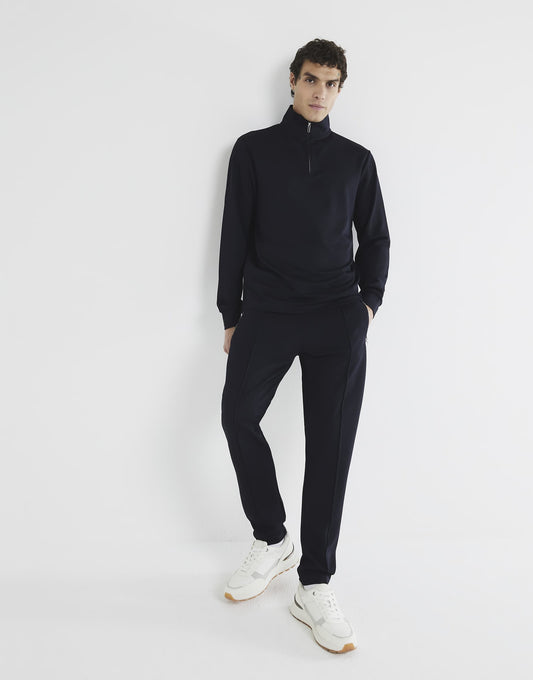 Slim Fit Stretch Textured Smart Joggers