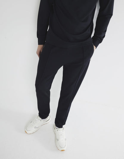 Slim Fit Stretch Textured Smart Joggers