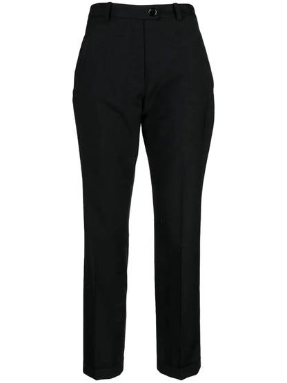 Tapered Wool Trousers