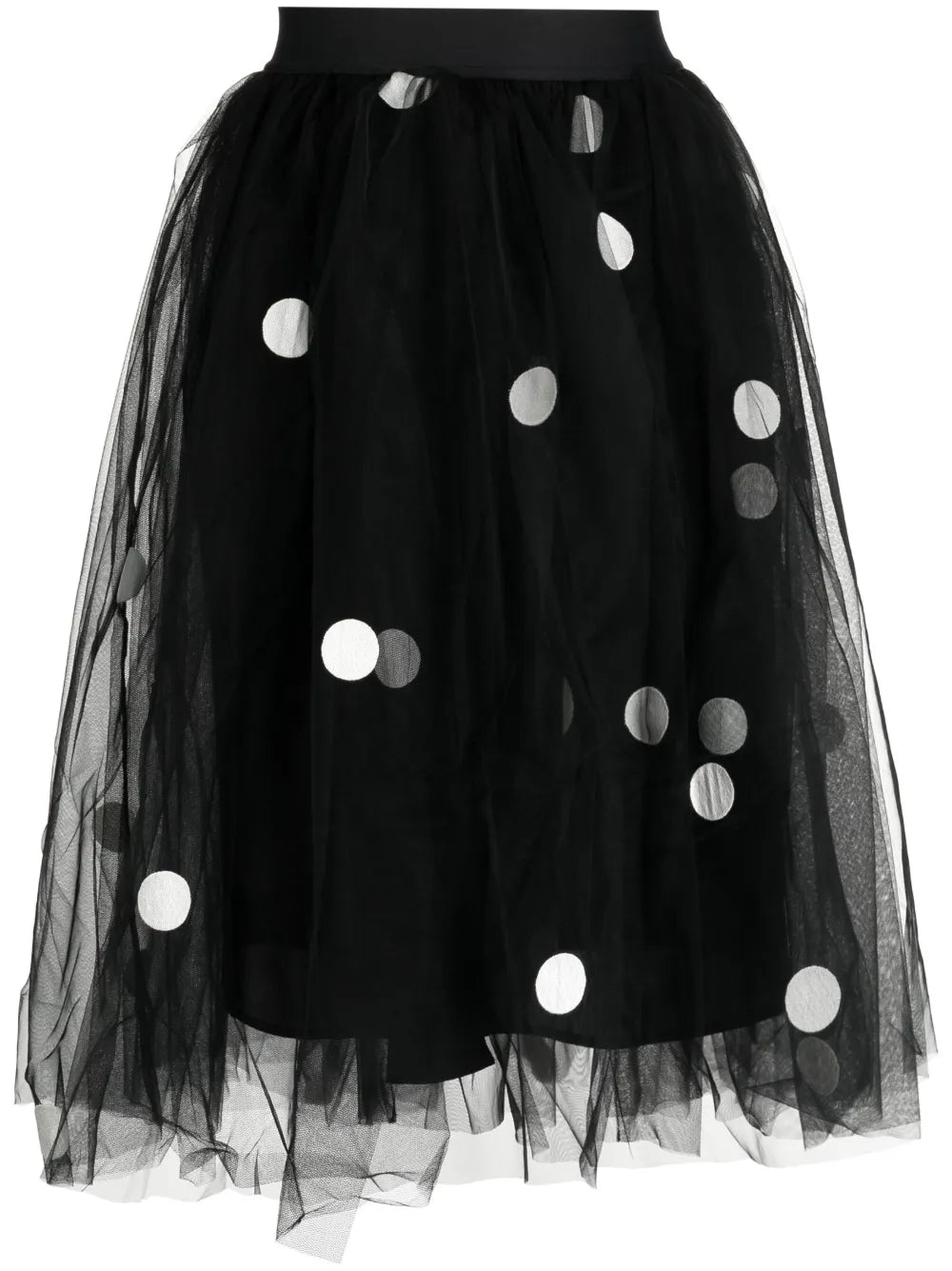 Polka-Dot A-Line Skirt