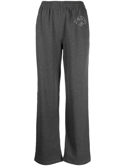 Logo-Appliqué Cotton Track Pants
