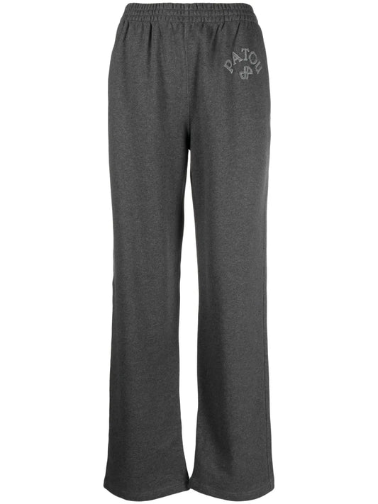Logo-Appliqué Cotton Track Pants