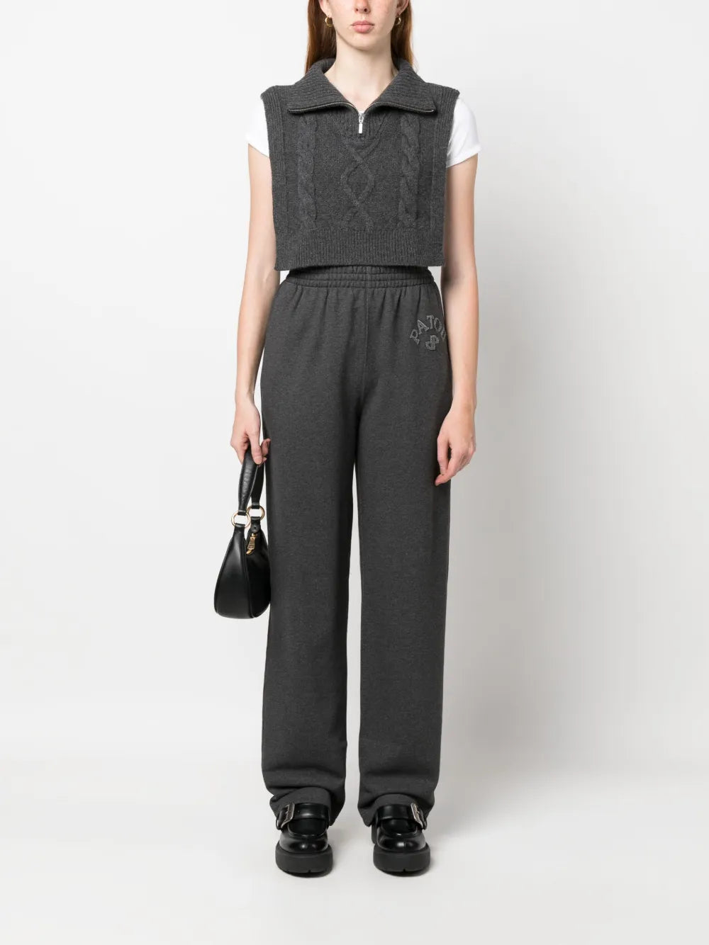 Logo-Appliqué Cotton Track Pants