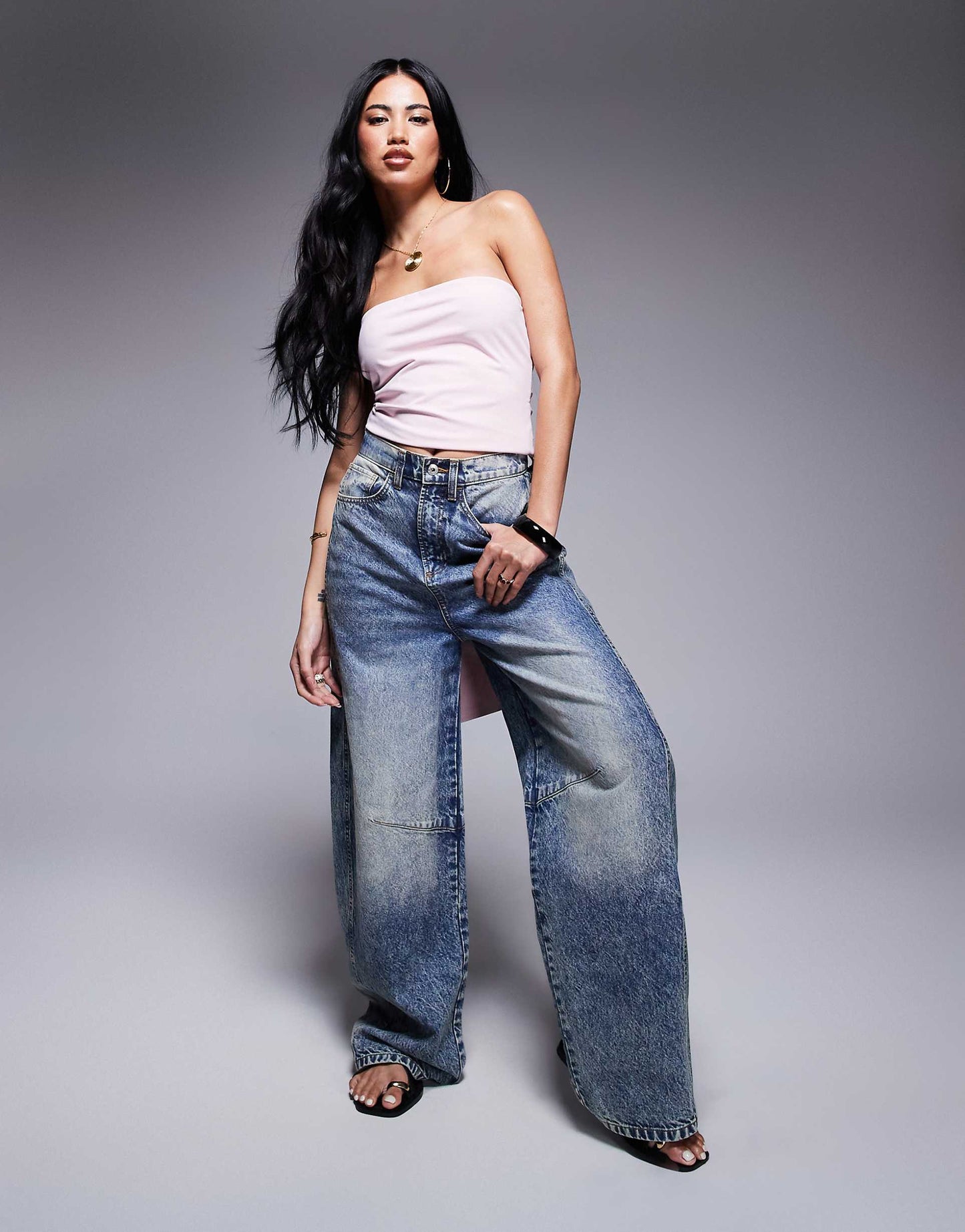 Tie Waist Detail Bandeau Top