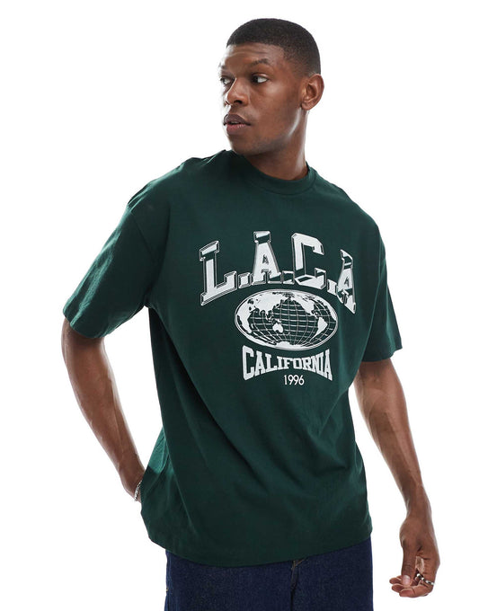 Oversized T-Shirt With Varsity Graphic