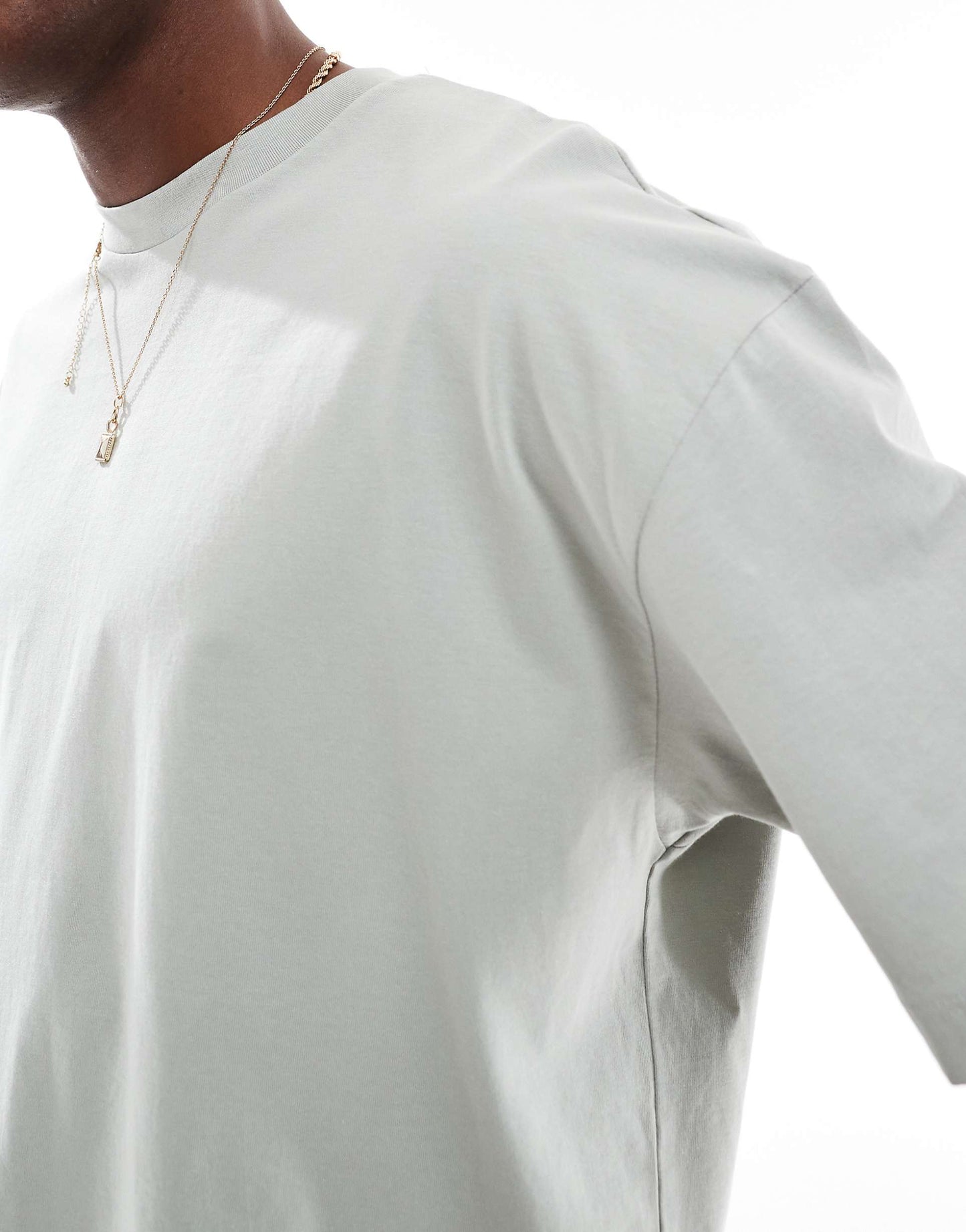 Boxy Oversized T-Shirt With Souvenir Graphic