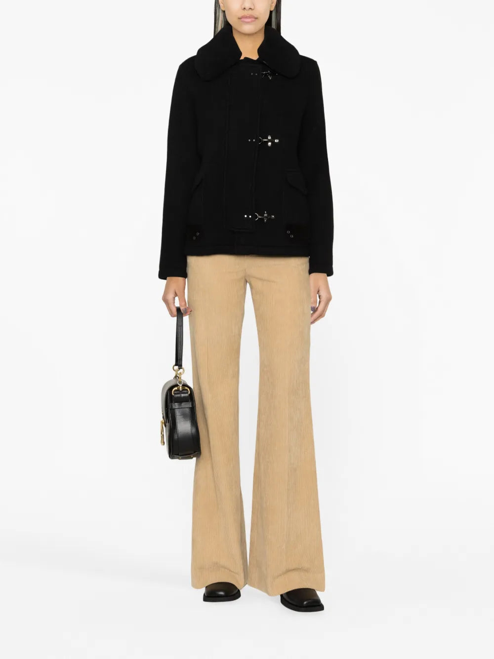 3 Ganci Faux Shearling-Trim Jacket