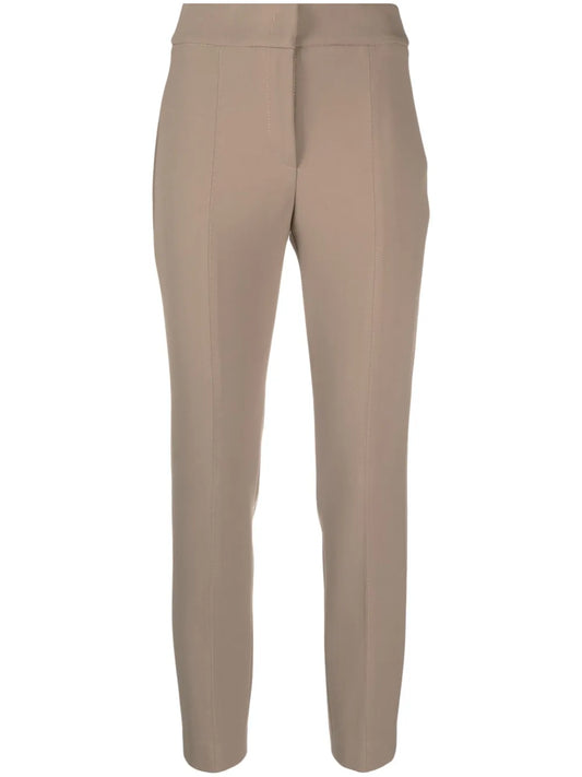 Cropped Slim-Fit Trousers