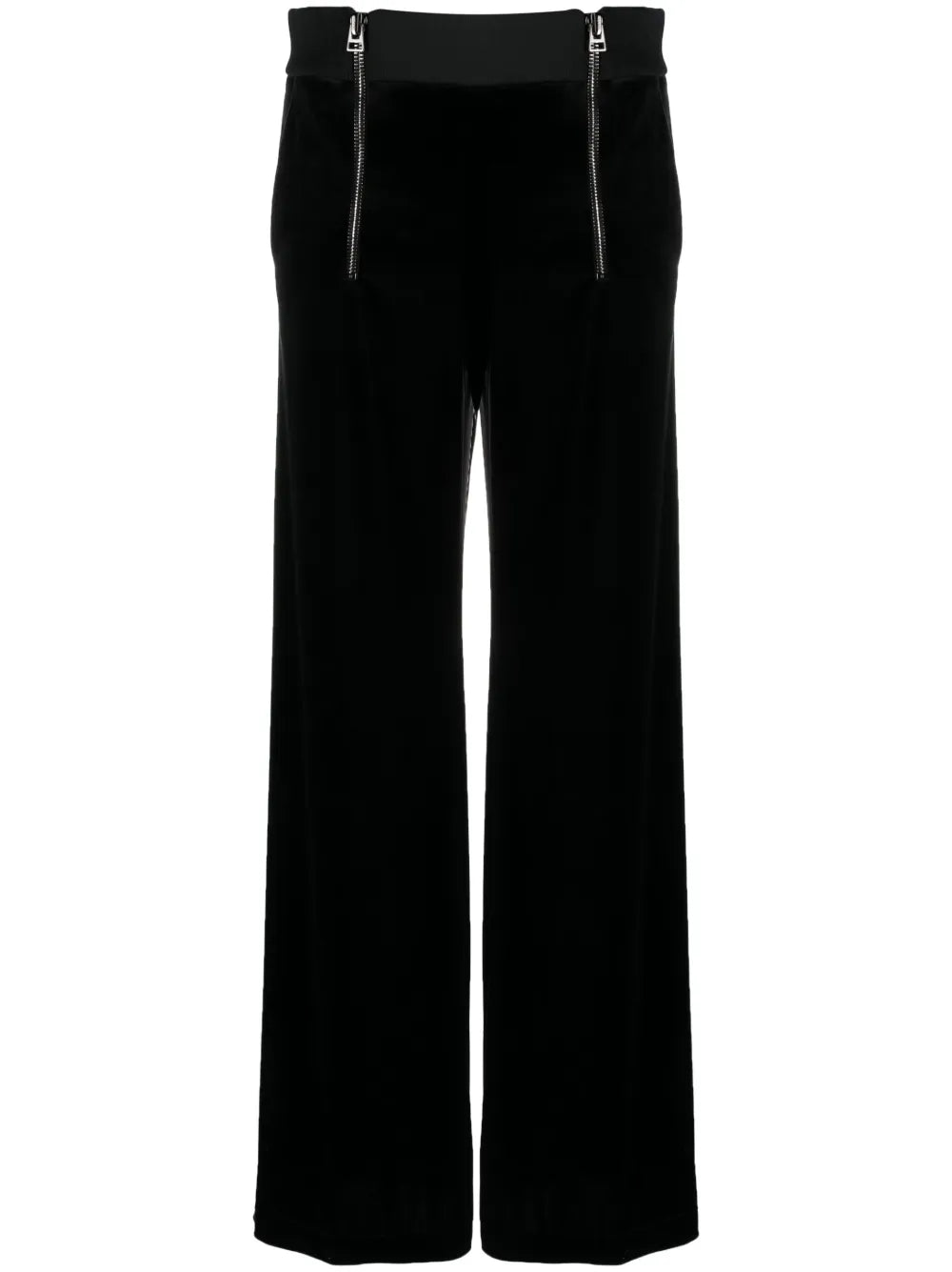 High-Waisted Wide-Leg Trousers