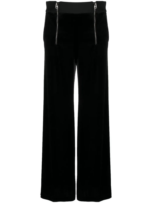 High-Waisted Wide-Leg Trousers