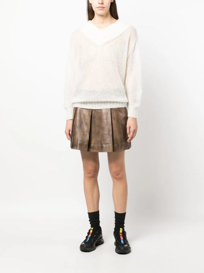 Open-Knit Mohair-Blend Jumper