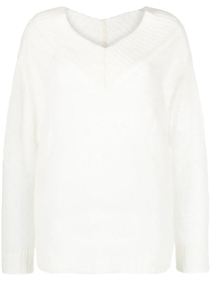Open-Knit Mohair-Blend Jumper