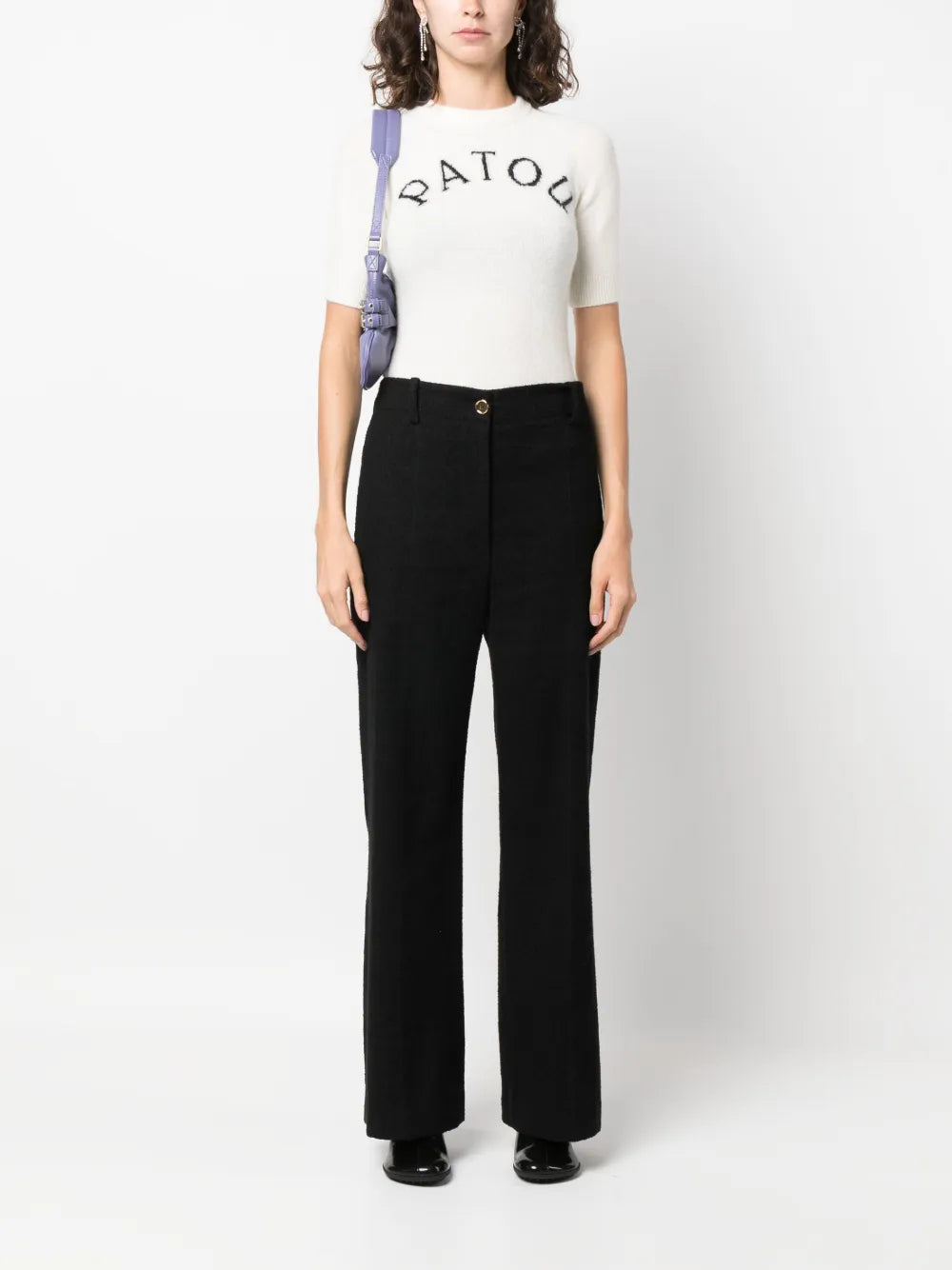 Iconic Long Wide-Leg Trousers