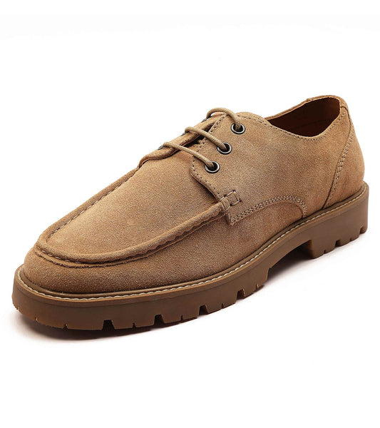 Harvey' Suede Leather Casual Lace-Up Boat Shoes