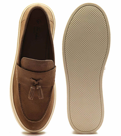 Rory' Loafer Tassel Casual Slip-On Suede Leather Shoes