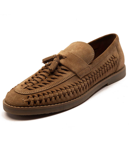 Tiger' Loafer Tassel Casual Slip-On Leather Shoes