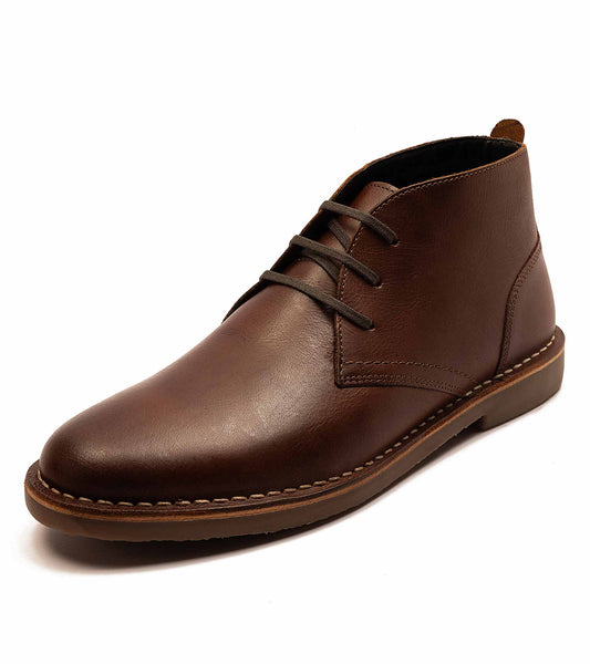 Sahara' Suede Leather Casual Lace-Up Chukka Boots