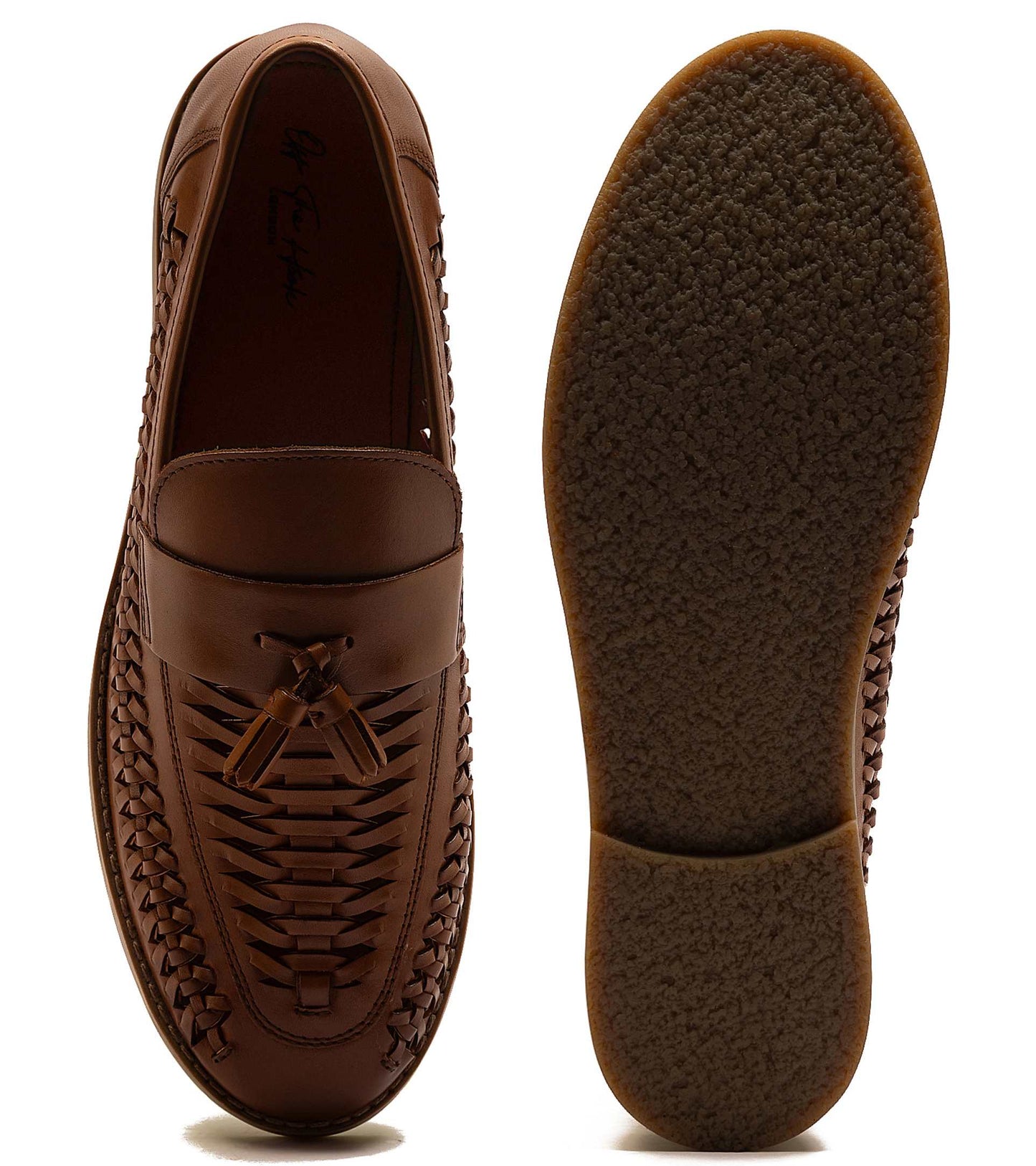 Tiger' Loafer Tassel Casual Slip-On Leather Shoes