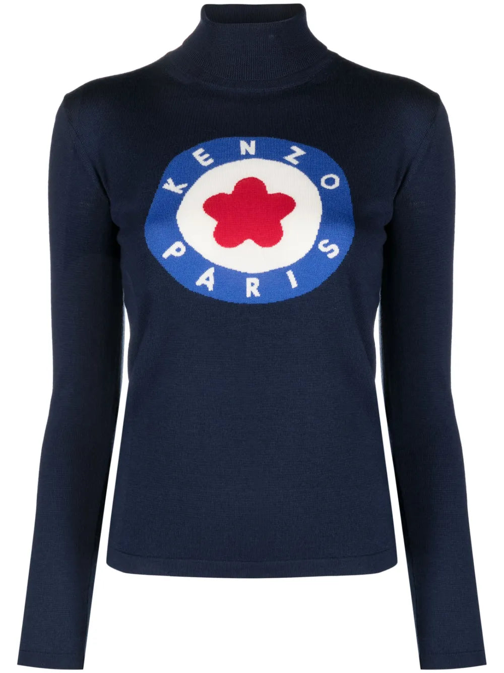 Intarsia-Knit Logo Jumper