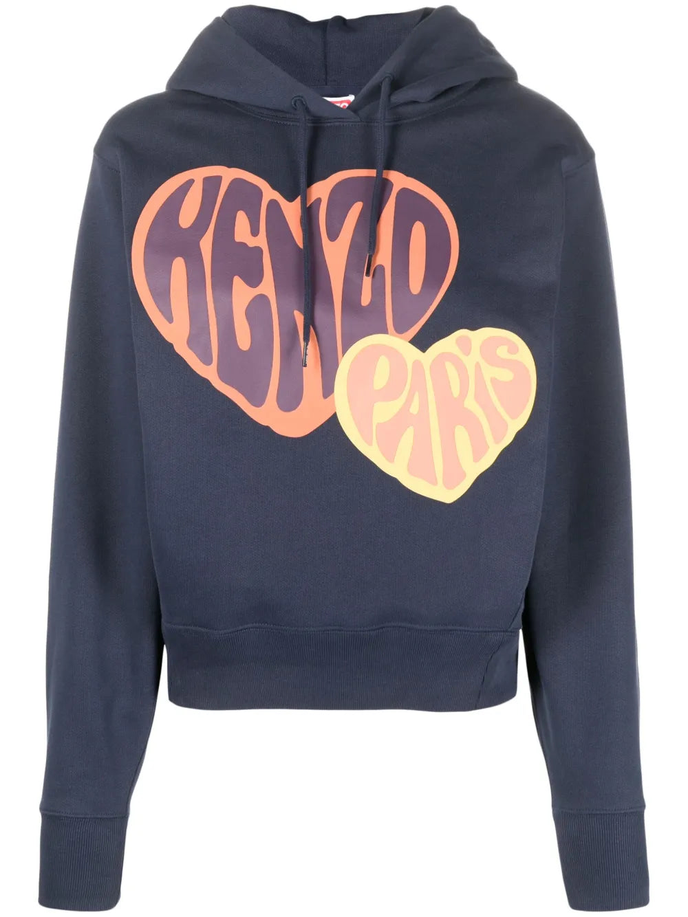 Logo-Flocked Cotton Hoodie