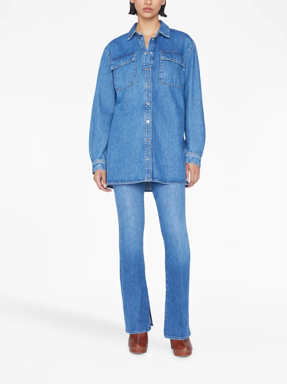 Le Mini Mid-Rise Bootcut Jeans