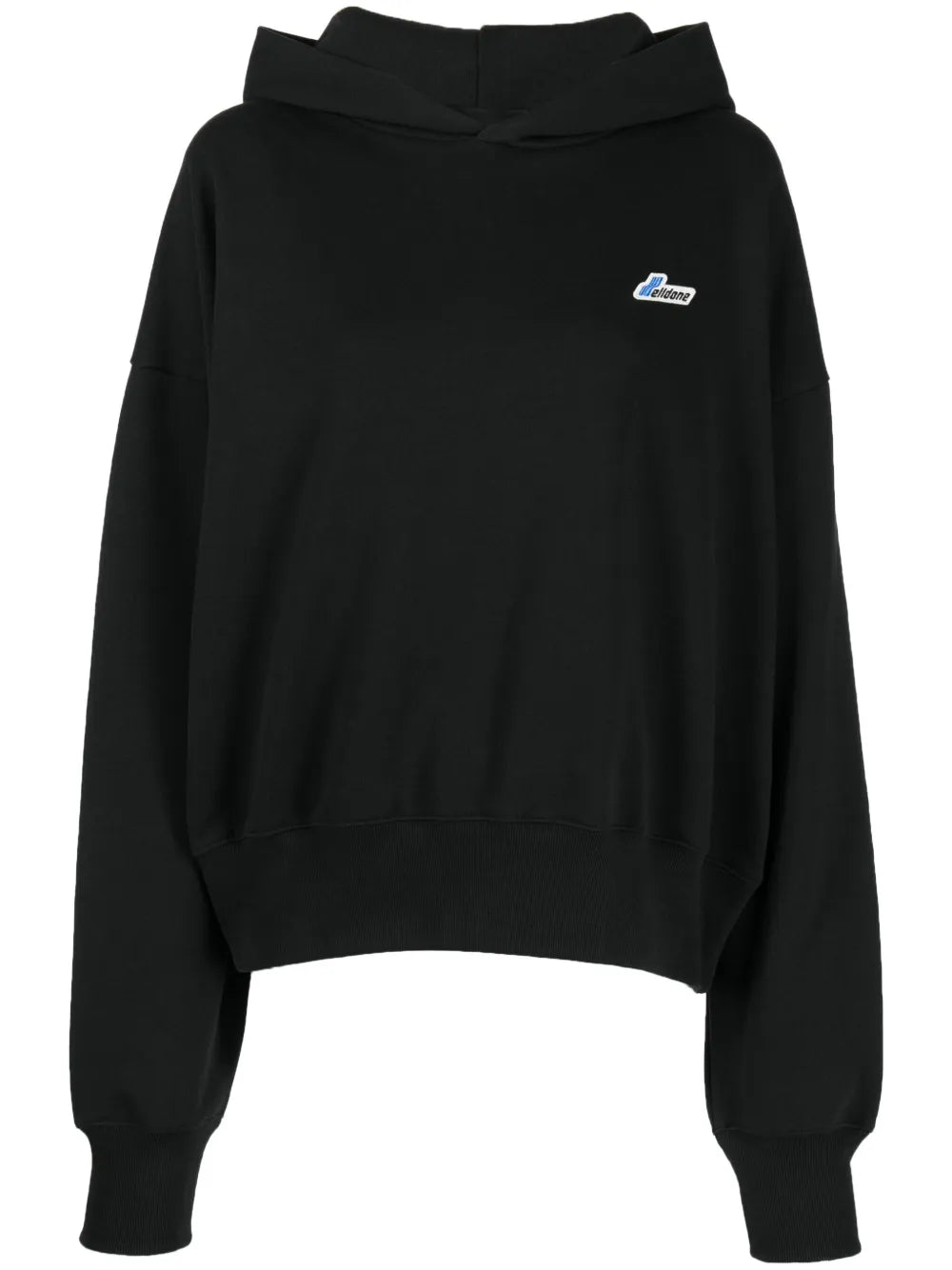 Logo Embroidered Wappen Cotton Hoodie