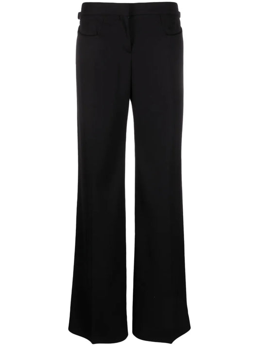 Wool Straight-Leg Trousers