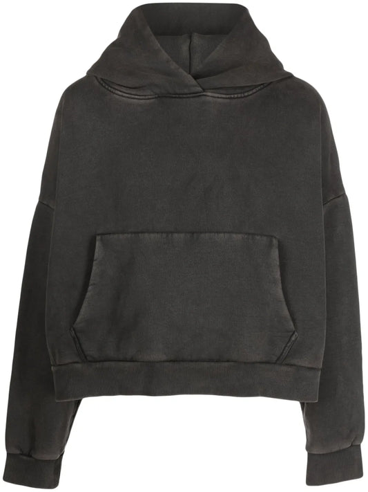 Washed Drop-Shoulder Hoodie