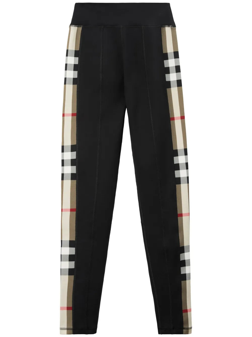 Vintage Check-Panel Leggings
