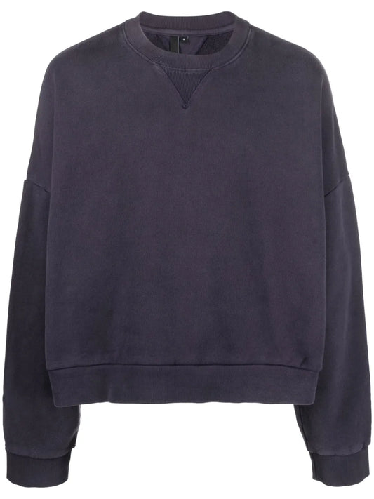 Drop-Shoulder Crew-Neck Sweatshirt