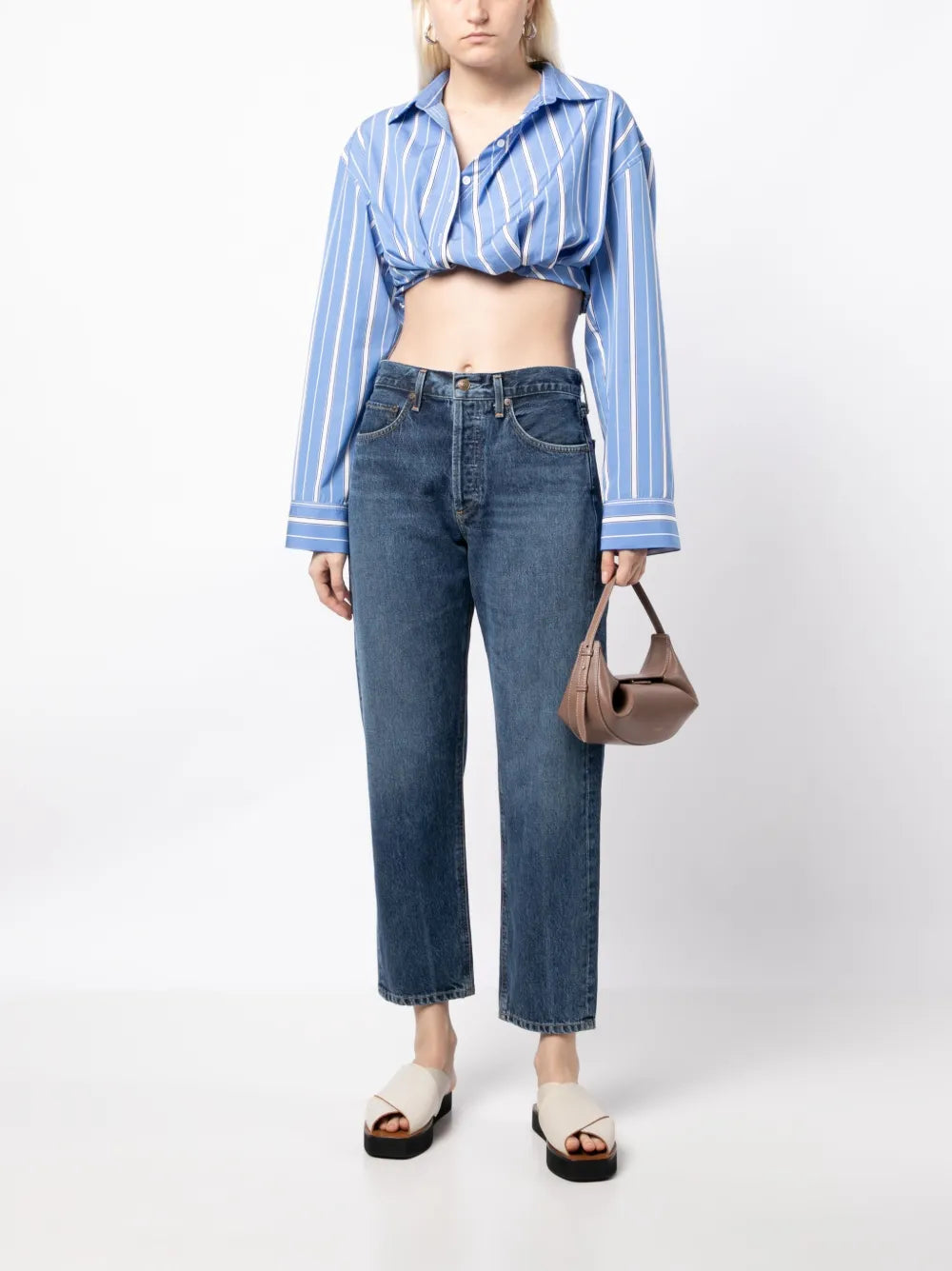 High-Rise Cropped Jeans