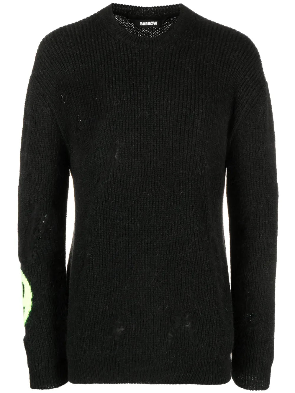 Intarsia-Logo Ribbed Sweatshirt