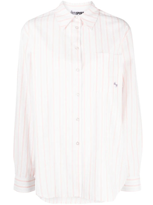 Stripe-Print Cotton Shirt