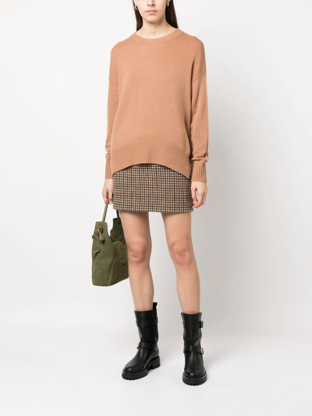 Drop-Shoulder Cashmere Jumper