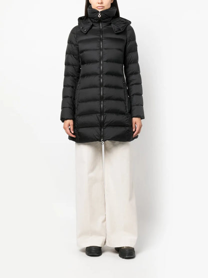 Zip-Up Hooded Down Jacket