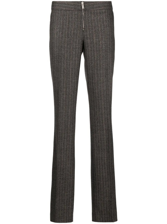 Low-Rise Wool Trousers