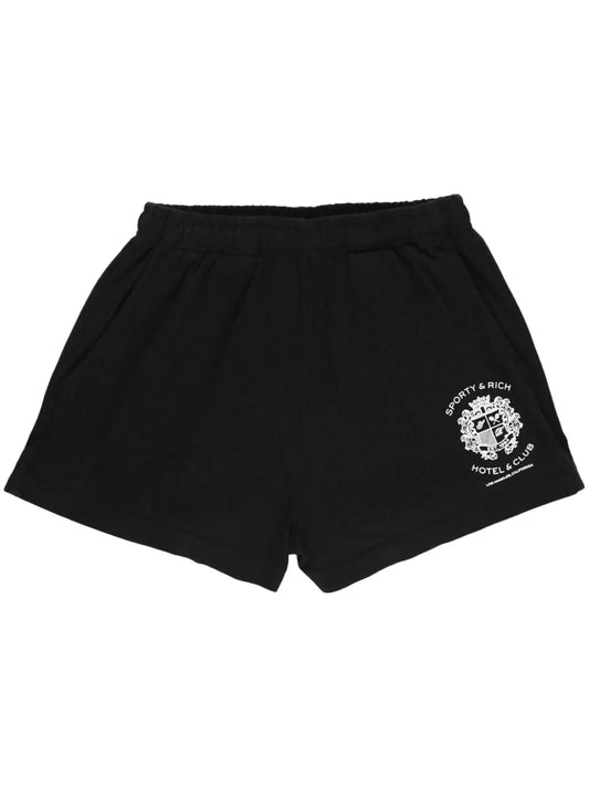 Hotel Disco Logo-Embroidered Shorts